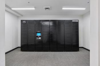Secure parcel storage area